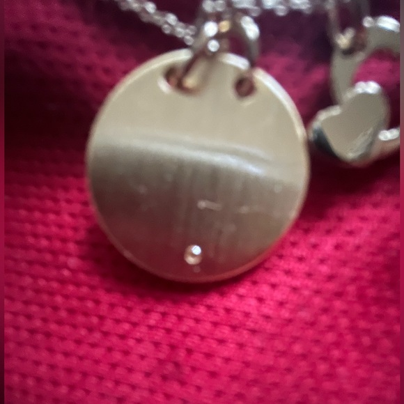 Gold Charm Necklace, Always my daughter forever my friend, Mother Daughter NWT - Picture 3 of 4